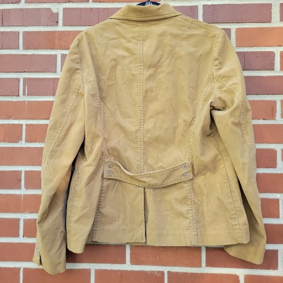 Womens Tan Corduroy Jacket by Lands End - Used - Size 12 - Picture 4 of 4